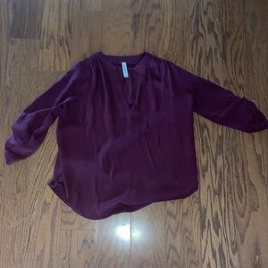 Dark purple dress shirt